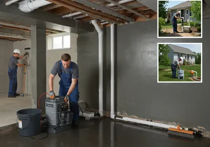 Basement Waterproofing and Flood Prevention process in Flanders, NY